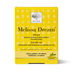 Melissa Dream ™, нормалізація сну, 20 таблеток